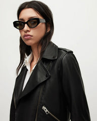 Balfern Leather Biker Jacket