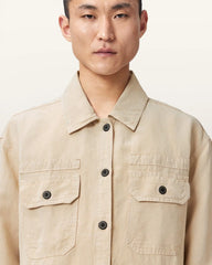 Korten Linen Blend Relaxed Fit Shacket