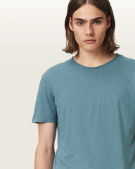 Figure Crew Neck Raw Edge T-Shirt