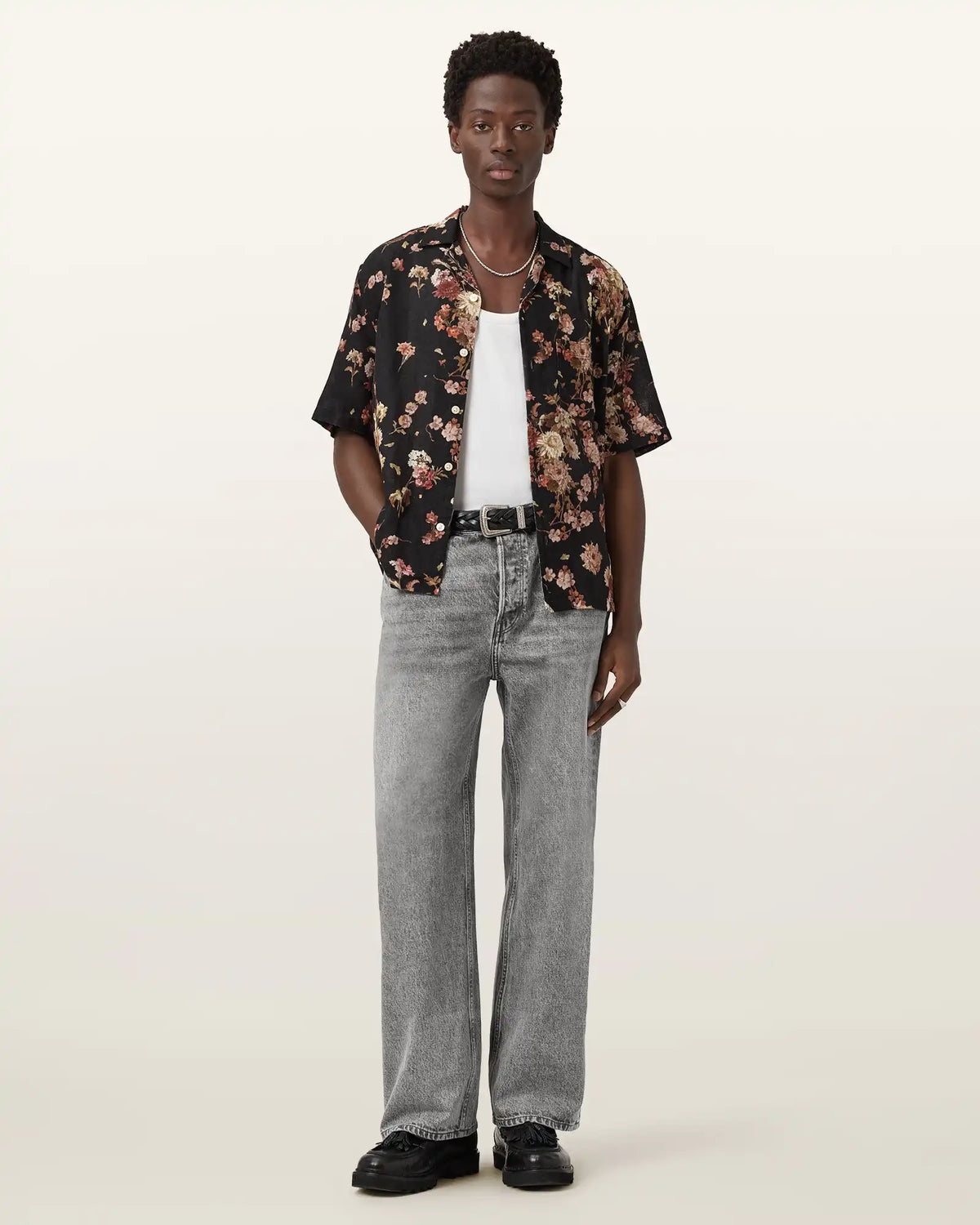 Lenny Loose Fit Wide Leg Denim Jeans