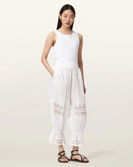 Solene Cropped Lace Pants