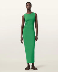 Katarina Boat Neck Slim Fit Maxi Dress