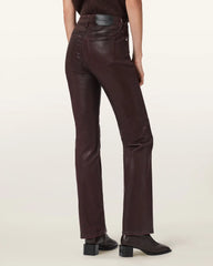 Haldan Coated Bootcut Jeans