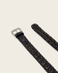 Mac Woven Leather Belt