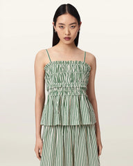 Kali Striped Cotton Cami Top