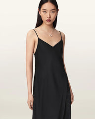 Leona V-Neck Maxi Slip Dress
