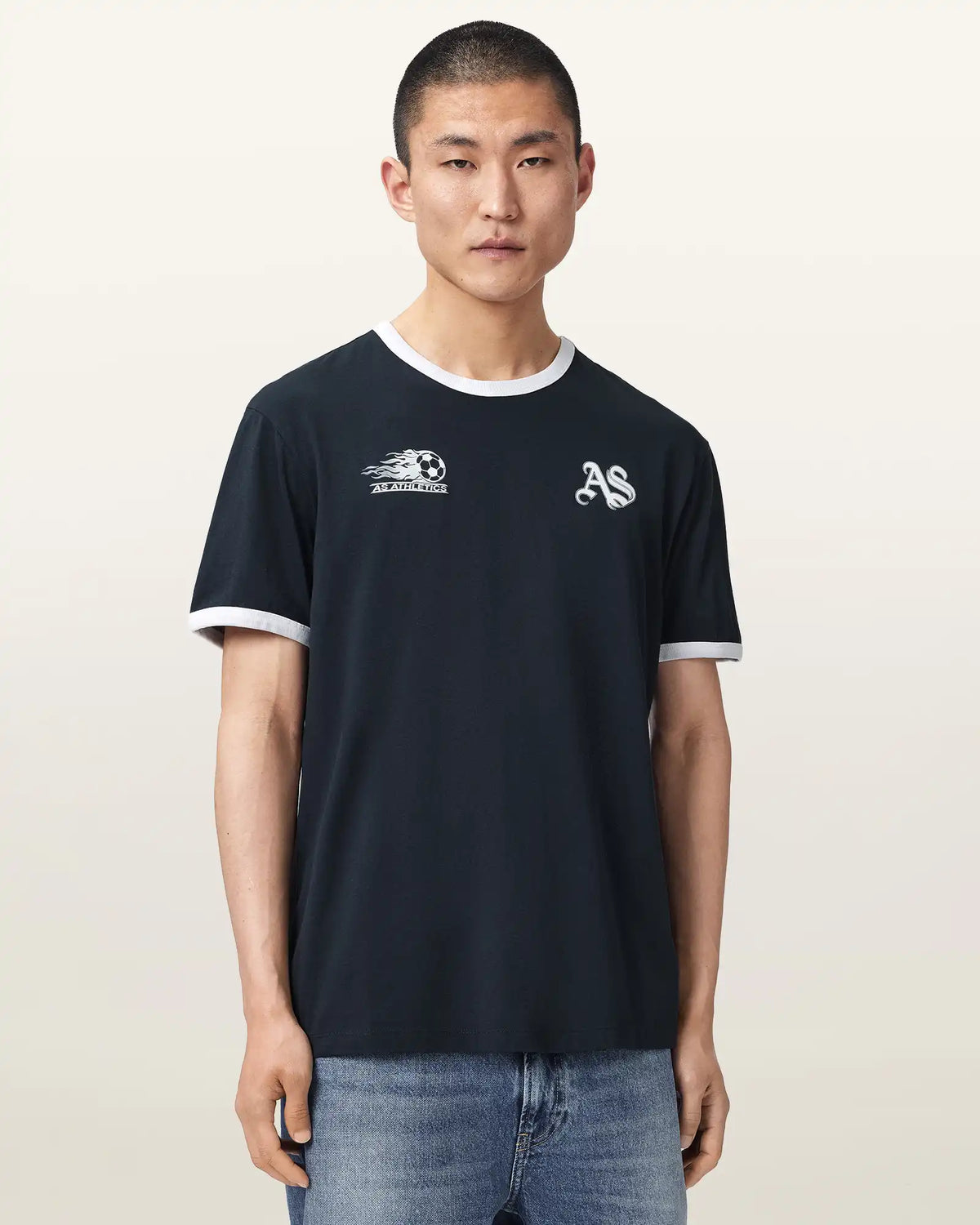 Bleus Short Sleeve Soccer T-Shirt