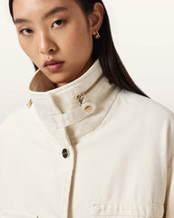 Clay Denim Cropped Jacket