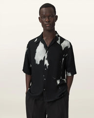 Templar Oversized Short Sleeve Printed Shirt