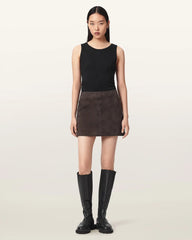 Renai Suede Mini Skirt