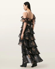 Sienna Ruffle Maxi Dress