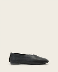 Hailee Leather Ballet Flats