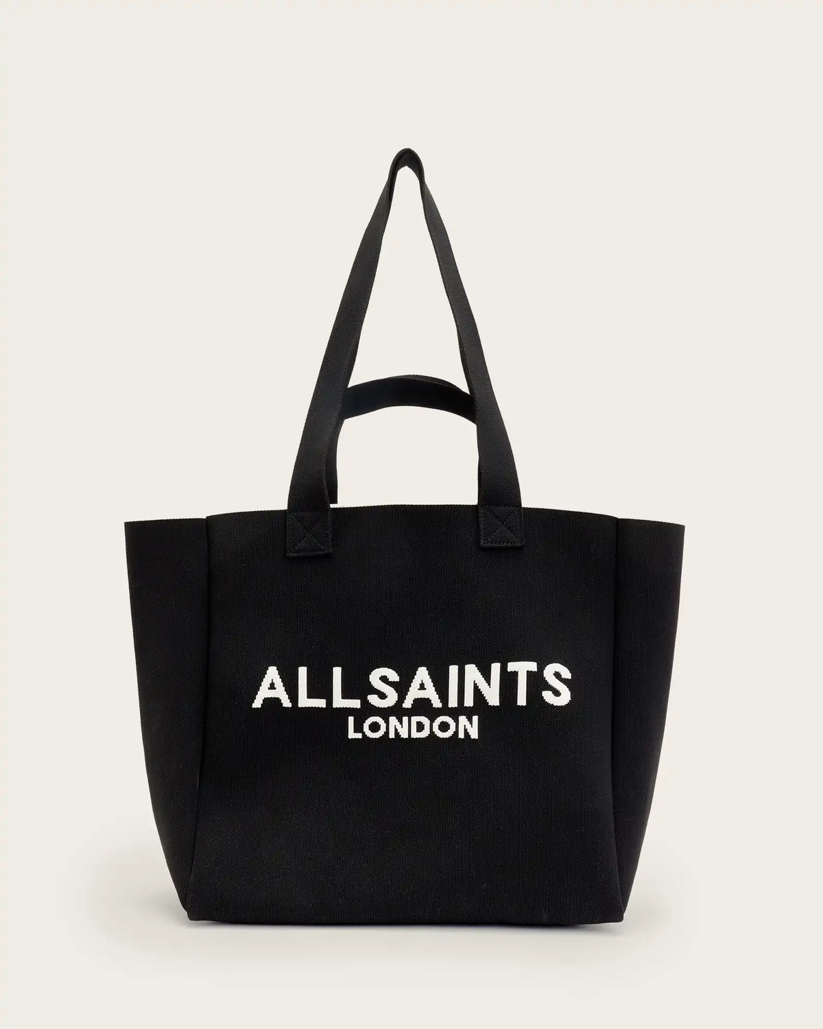 Izzy Large Logo Knitted Tote Bag
