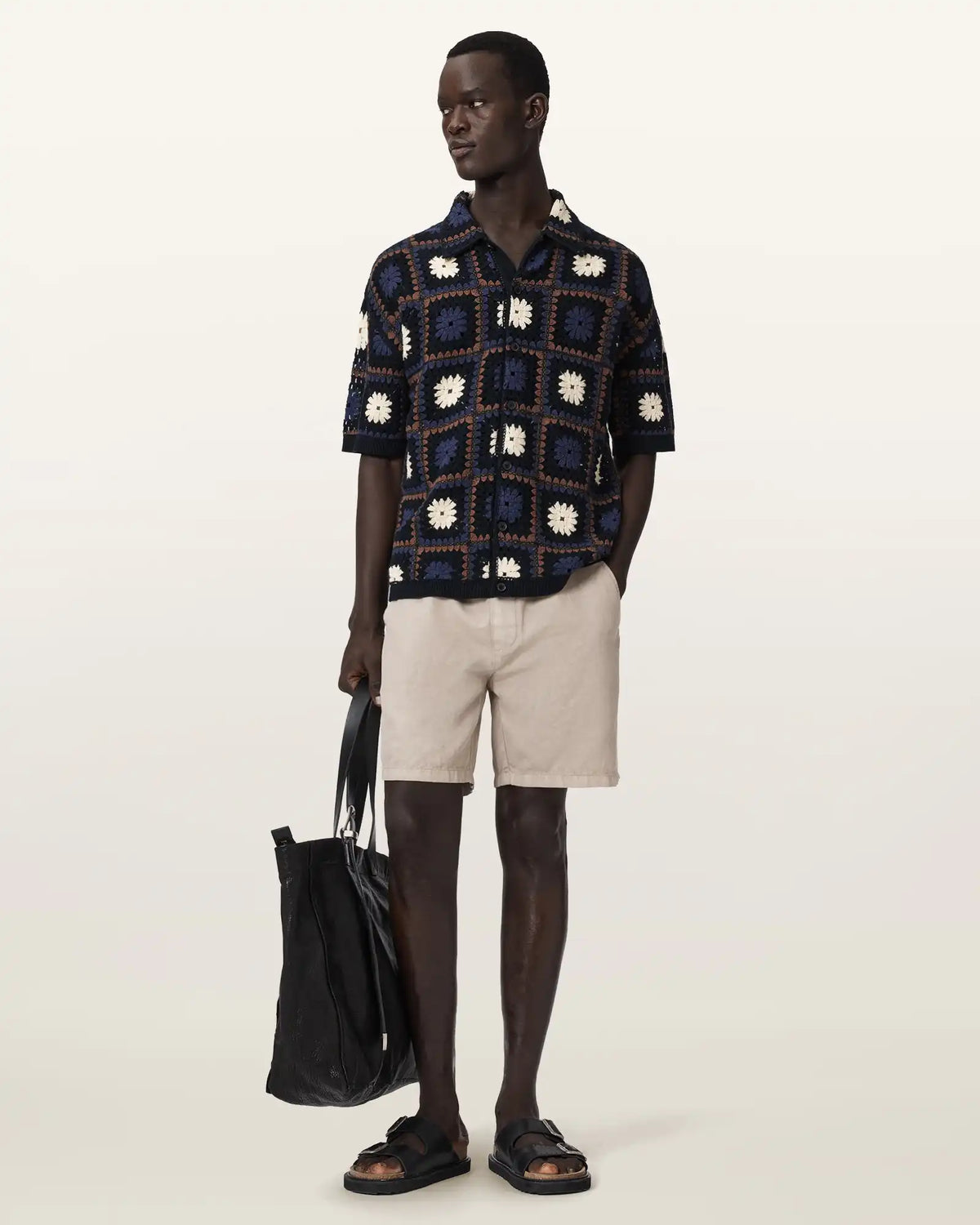 Mandon Short Sleeve Crochet Shirt