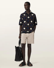 Mandon Short Sleeve Crochet Shirt