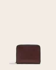 Lena Hex Zip Up Leather Wallet