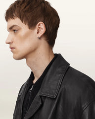Bradwell Boxy Leather Coat