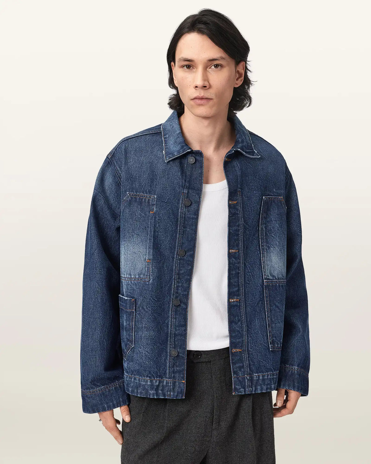 Mukesh Relaxed Fit Denim Jacket