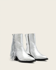 Bazely Metallic Fringe Boots