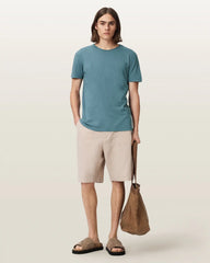 Figure Crew Neck Raw Edge T-Shirt