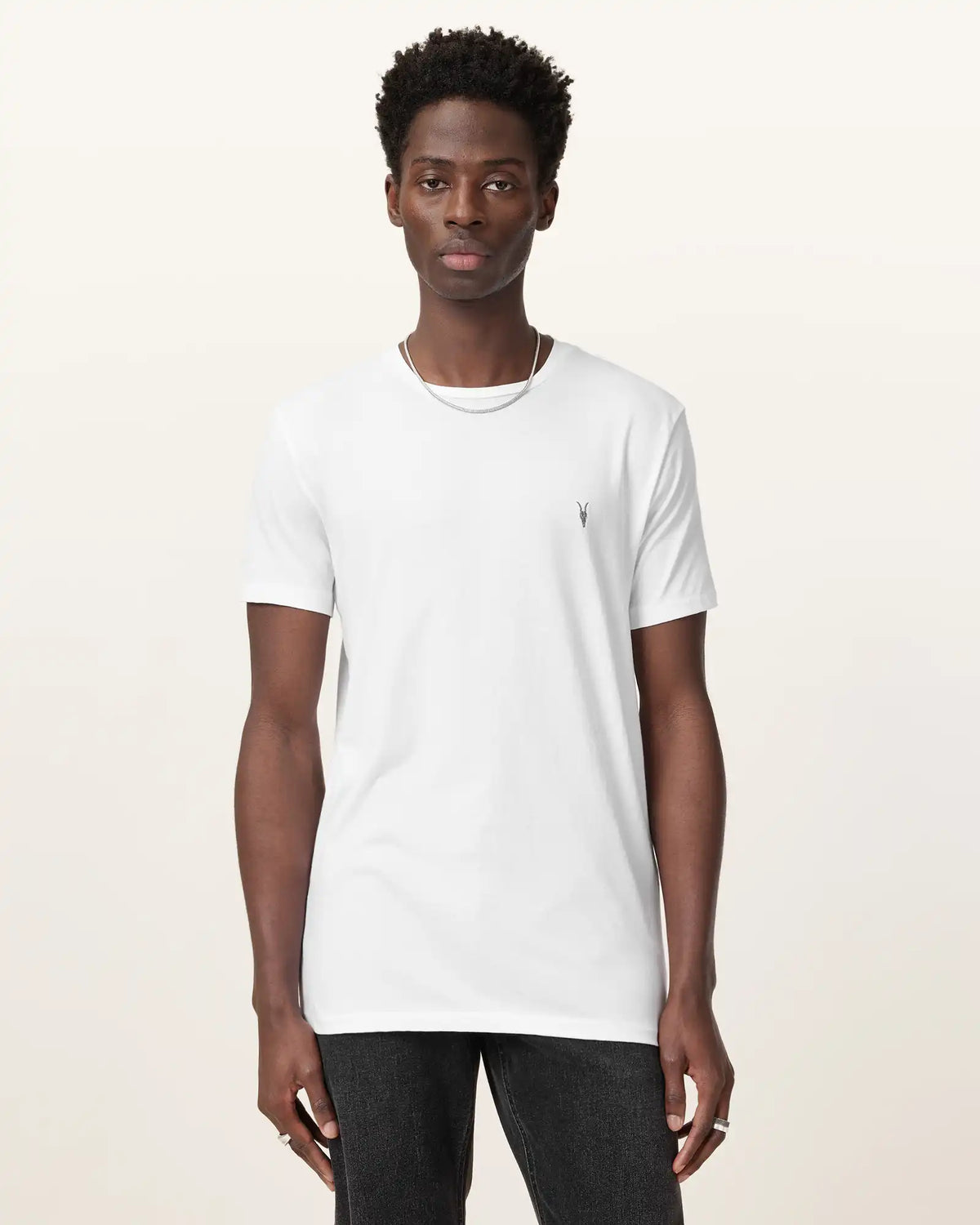 Tonic Crew Neck Slim Ramskull T-Shirt