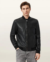 Morten Leather Bomber Jacket