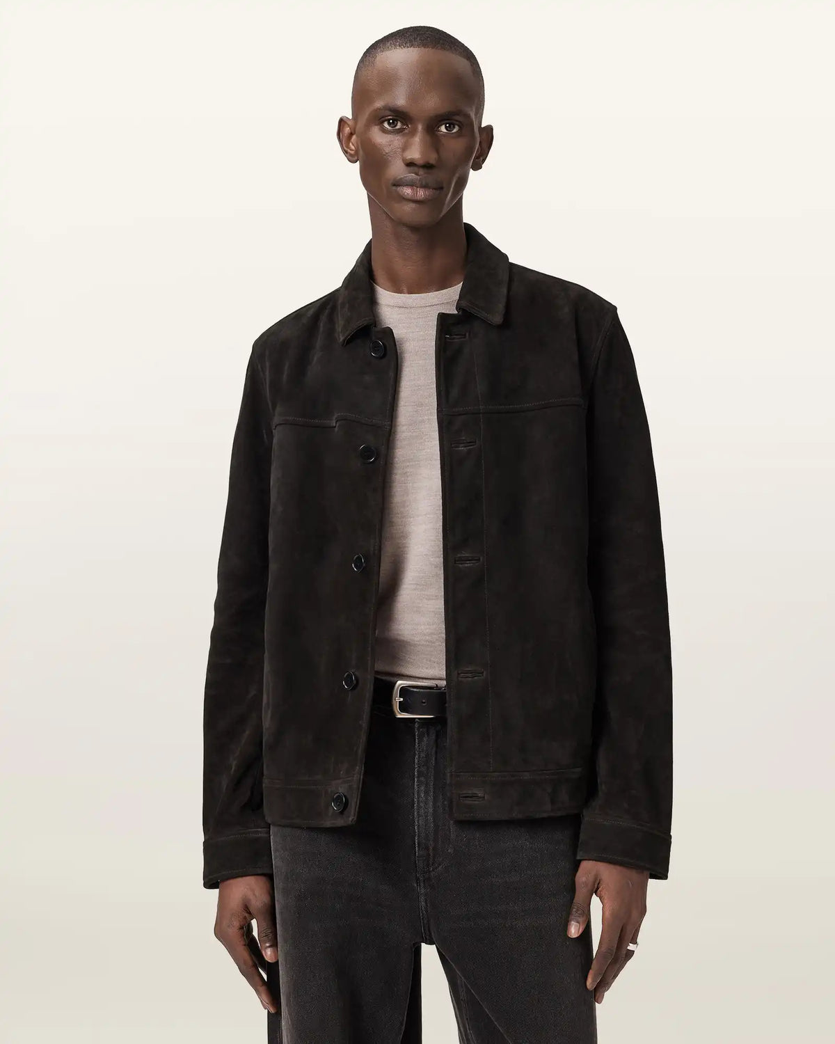 Nates Suede Slim Fit Jacket
