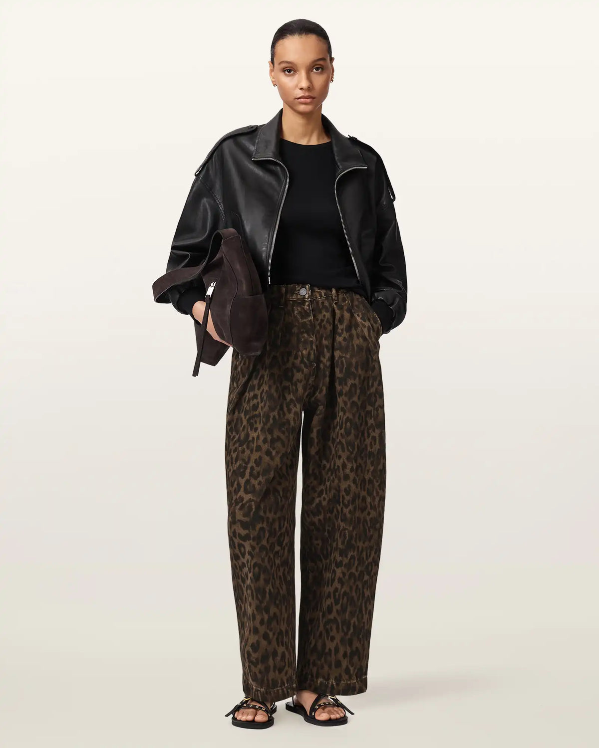 Becca Barrel Leg Denim Pants