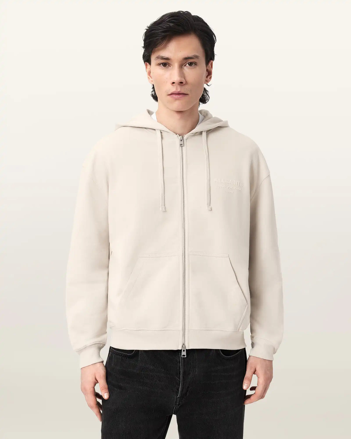 Xander Boxy Zip Up Hoodie