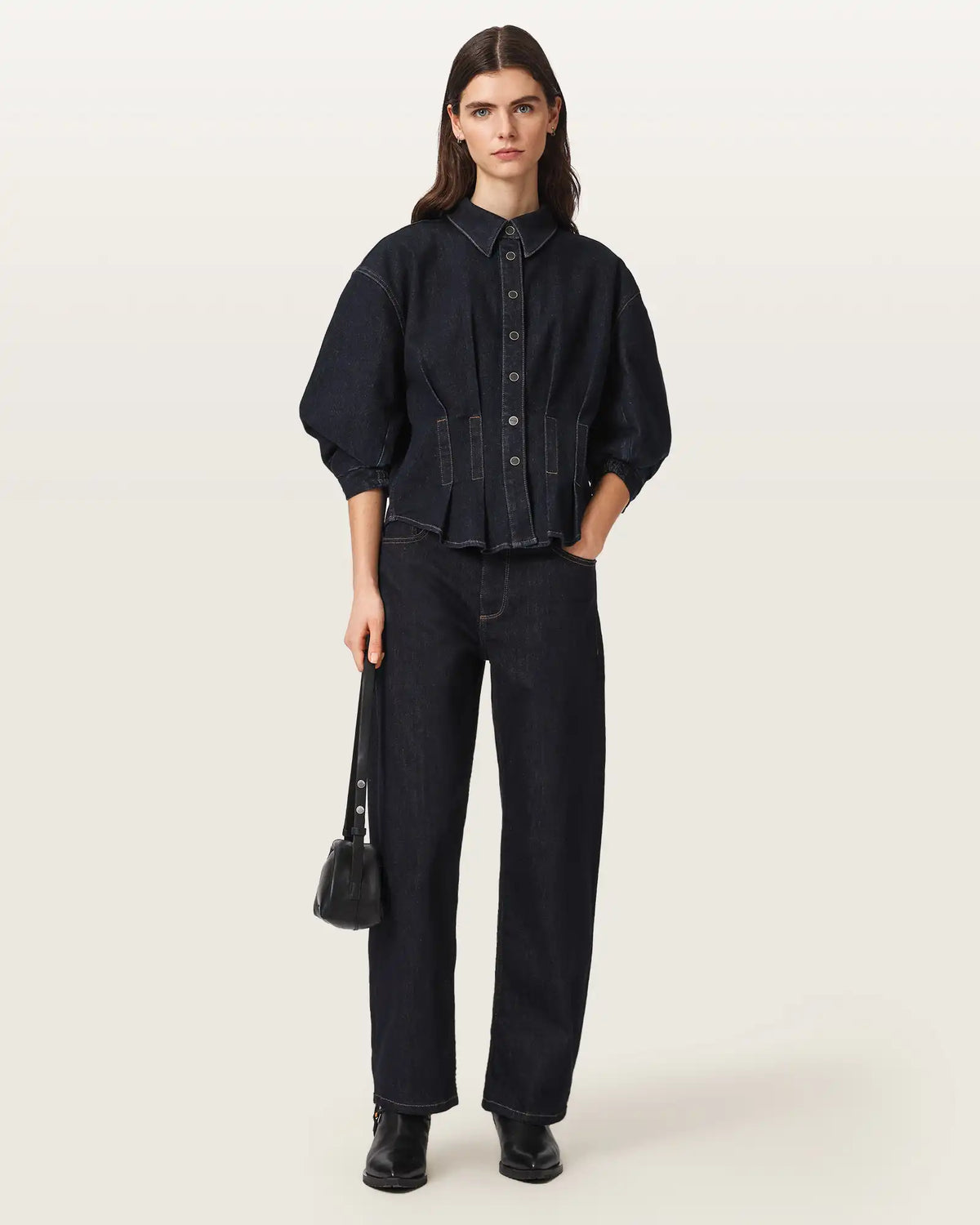 Sadie Barrel Leg Denim Jeans