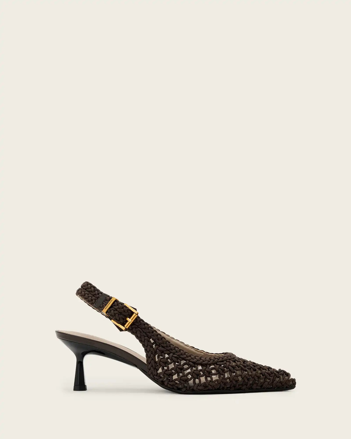 Violet Slingback Pointed Toe Heels