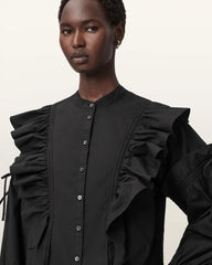 Lulu Ruffled Cotton Shirt