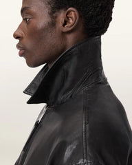 Caon Oversized Leather Jacket