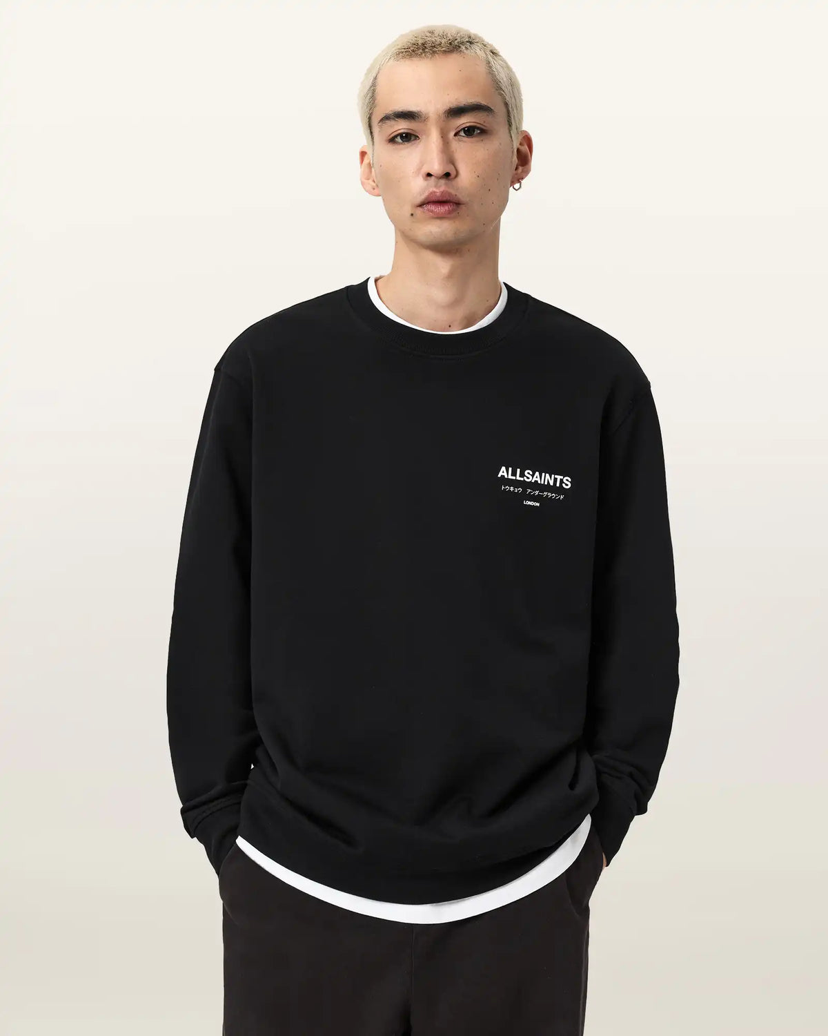 Underground Relaxed Fit Crew Neck Sweatshirt
