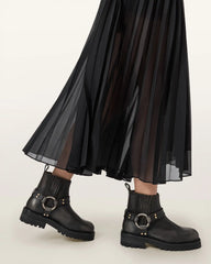 Maddie Leather Biker Boots