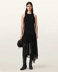 Cyra Asymmetric Maxi Dress