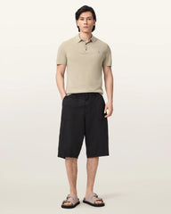 Mode Merino Short Sleeve Ramskull Polo Shirt