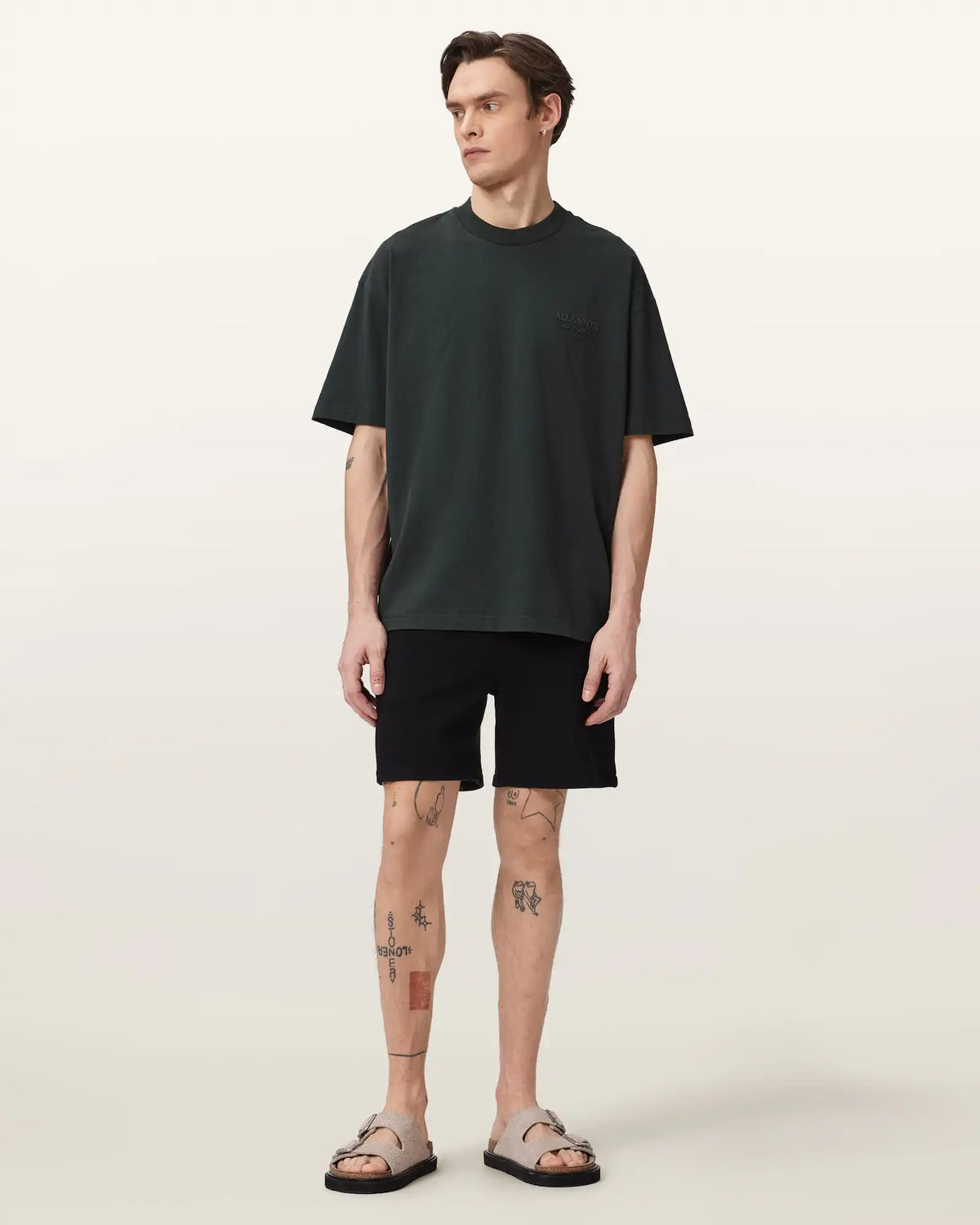 Xander Flocked Logo Oversized T-Shirt
