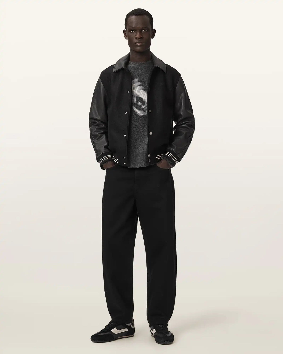 Vanson Wool Bomber Jacket