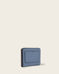 Lena Hex Zip Up Leather Wallet