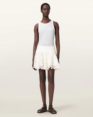 Lillith Embroidered Mini Skirt