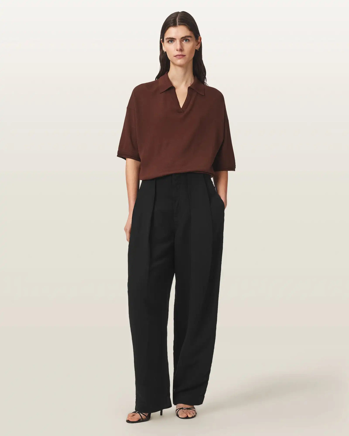 Phi Linen-Blend Wide Leg Pants