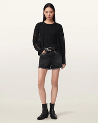 Misha Long Sleeved Cropped Cardigan
