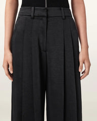 Poppy Satin Straight Leg Pants