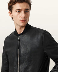 Morten Leather Bomber Jacket