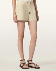 Aleida Drawcord Waist Tailored Shorts