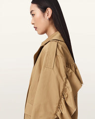 Connie Relaxed Fit Double Breasted Trench Coat