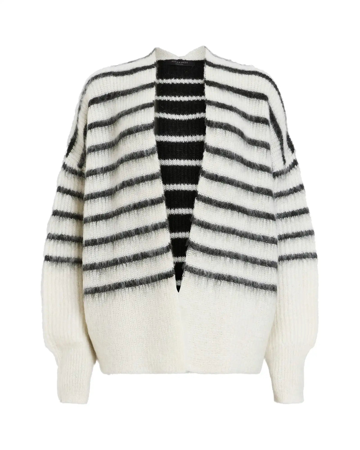 Riga Striped Wool Blend Cardigan
