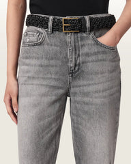 Ila Leather Woven Belt