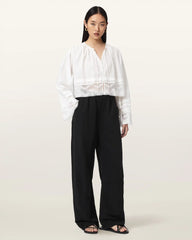 Colette Cropped Lace Top